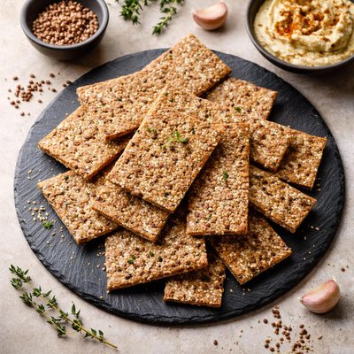 Buckwheat crackers