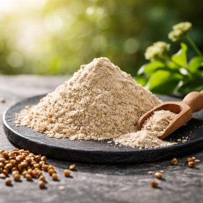 Buckwheat protein powder