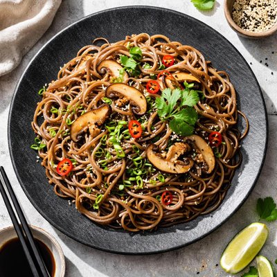 Buckwheat ramen noodles