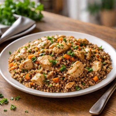 Buckwheat with chicken