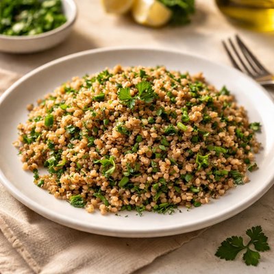 Buckwheat with herbs
