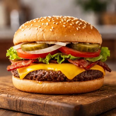 Buddy burger with cheese