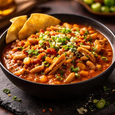 Buffalo chicken chili