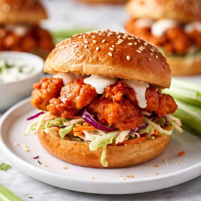 Buffalo chicken slider