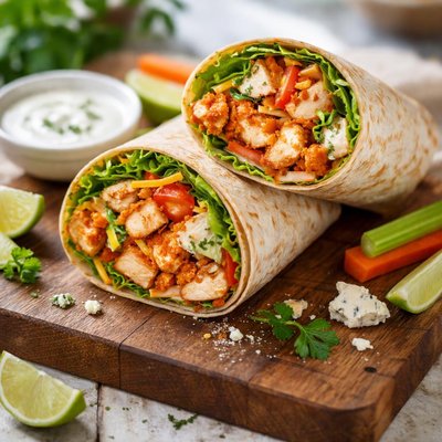 Buffalo chicken wrap twisted fresh