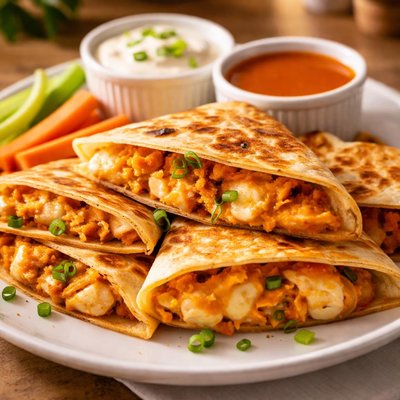 Buffalo quesadilla