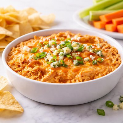 Buffalo shredded chicken dip