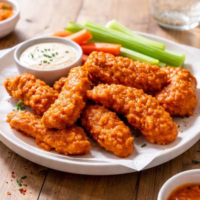 Buffalo style kirkwood chicken strips