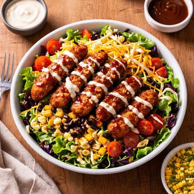 Buffalo wild wing bbq chicken salad