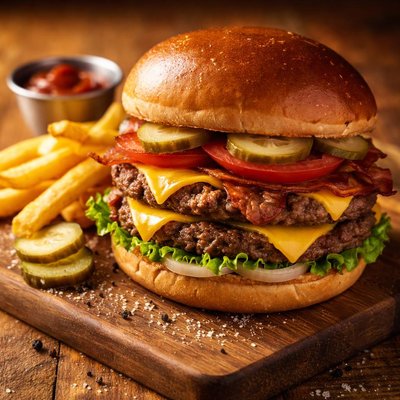 Buffalo wild wings all american burger