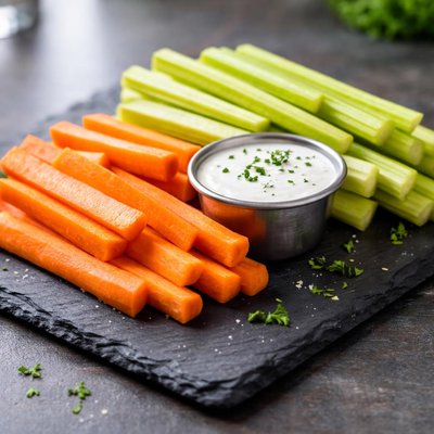 Buffalo wild wings carrots celery and ranch