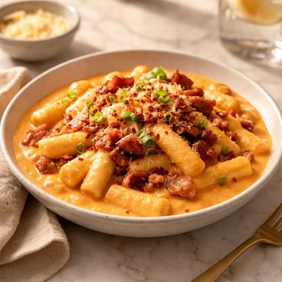 Buldak carbonara tteokbokki