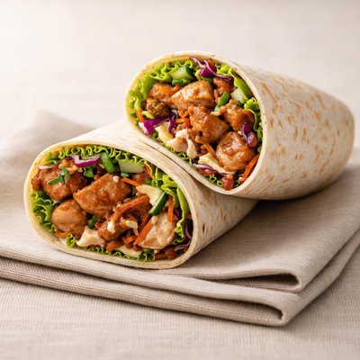Bulgogi chicken wrap