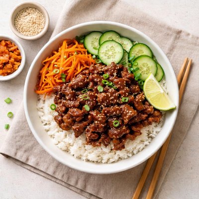 Bulgogi rice bowl