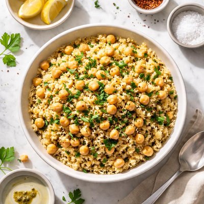Bulgur with chickpeas