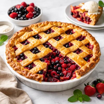 Bumbleberry pie