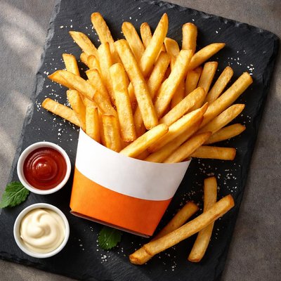 Burger kind large fries