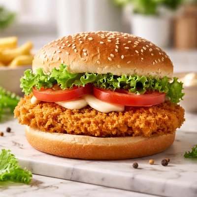 Burger king chicken crisp burger