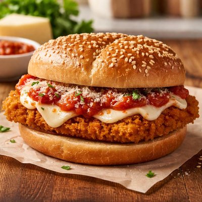 Burger king crispy chicken parmesan