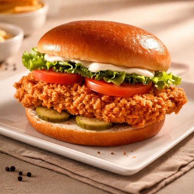 Burger king crispy chicken sandwich