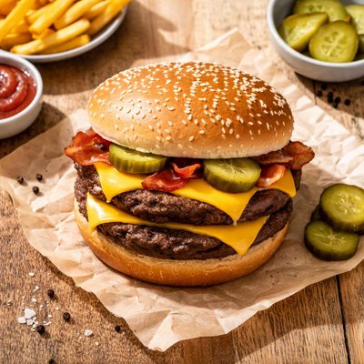 Burger king double cbeeseburger