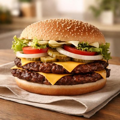 Burger king double whopper no mayo