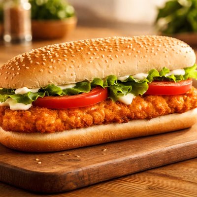 Burger king extra long chicken