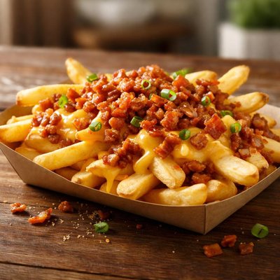 Burger king fries bacon cheese