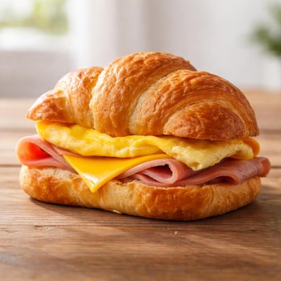 Burger king ham egg and cheese croissant