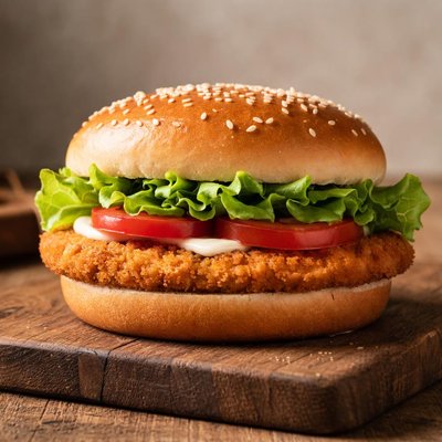 Burger king jr chicken snadwich