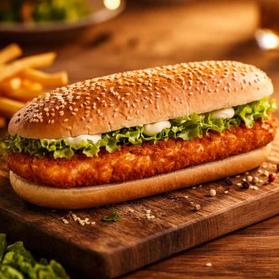 Burger king long chicken