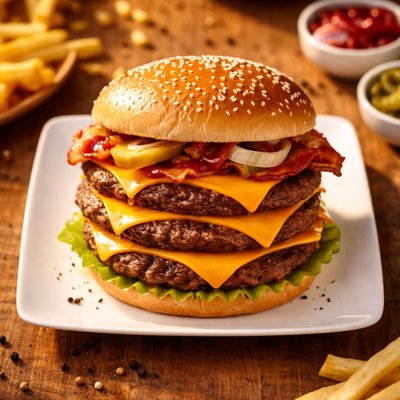 Burger king triple cheese