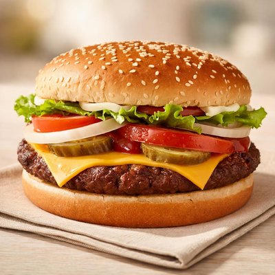 Burger king whopper with cheese