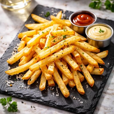 Burger village french fries