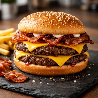 Burgerking double bacon king