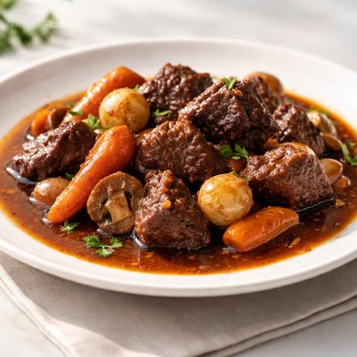 Burgoo beef bourgignon