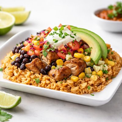 Burrito rice bowl