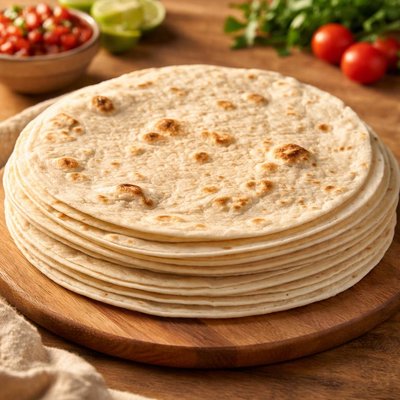 Burrito size tortilla