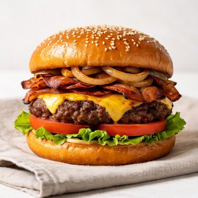 Butcher block burger