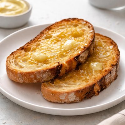 Buter toasted sourdough