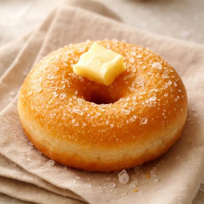 Butter and salt donut
