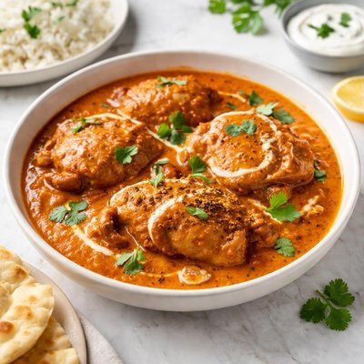 Butter chicken thigh curry