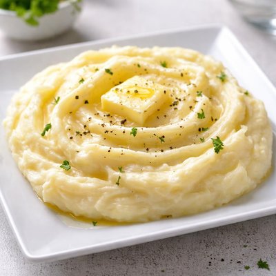 Butter creamy mashed potato