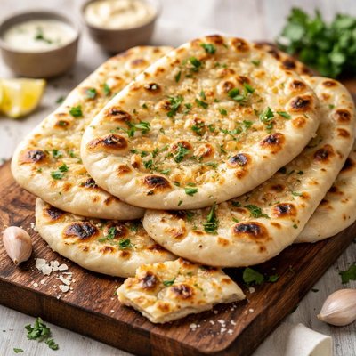 Butter garlic naan