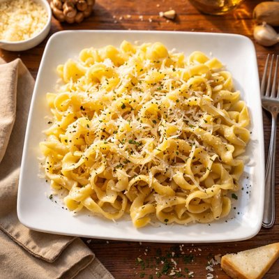 Butter noodles with cheese
