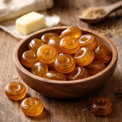Butter rum candy