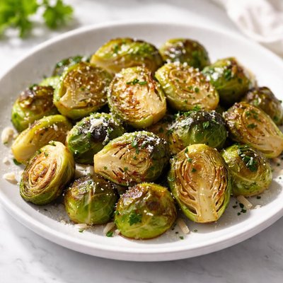 Butter seared brussels sprouts