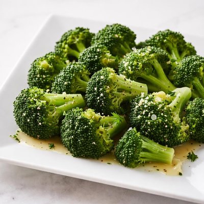 Butter steamed broccoli