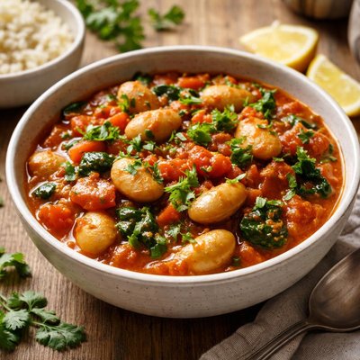 Butterbean curry stew