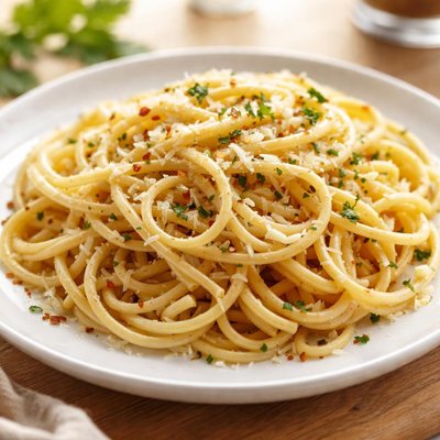 Buttered garlic noodles